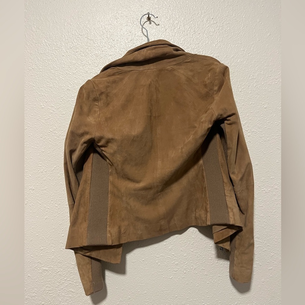 Vince Tan/Rust Suede Jacket Size S - Picture 6 of 9